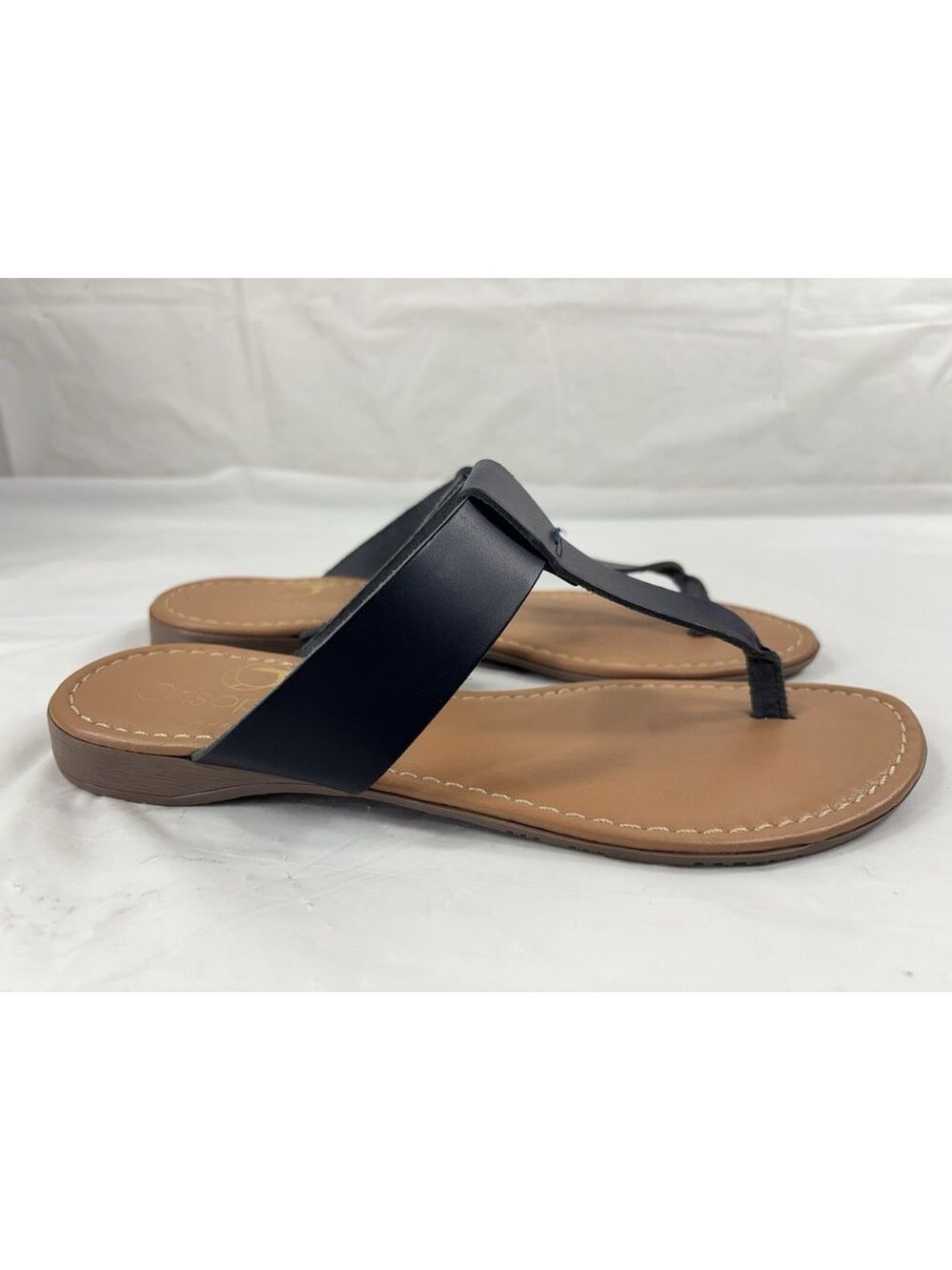 OTISOPSE Italy leather sandal navy blue size 38 new